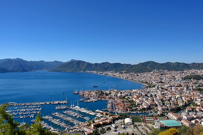 Aerial view of Marmaris, Turkey