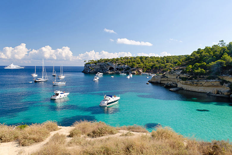 Calm summer day in Majorca, Balearic Islands Spain