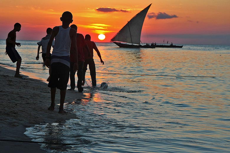 Sunset in Zanzibar