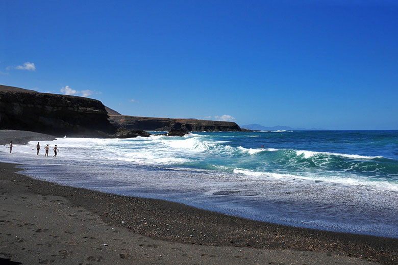 The west coast of Fuerteventura